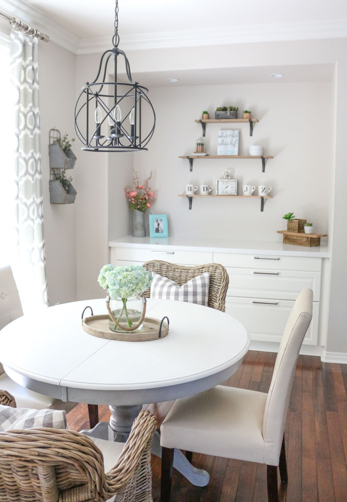 Modern Farmhouse Dining Room Table DIY - 1111 Light Lane