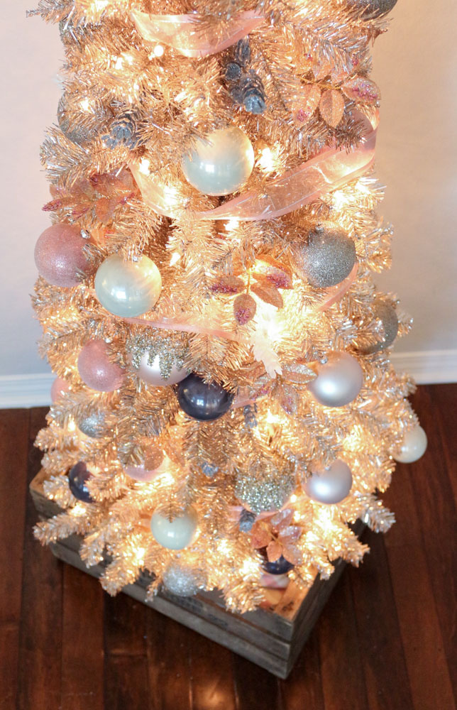 Decking the Halls with a Rose Gold Christmas Tree