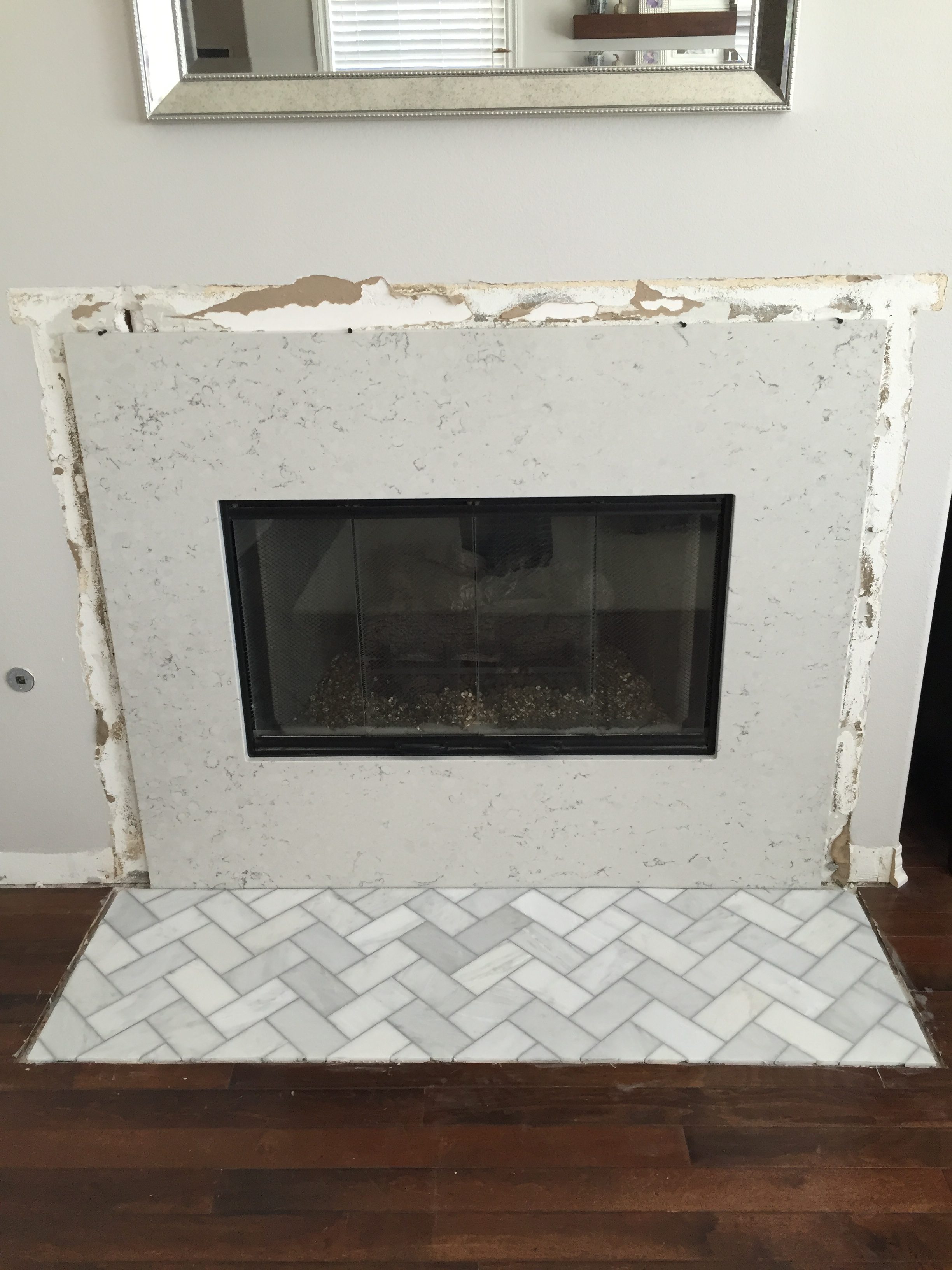 Revamping Your Fireplace Mantel With Floating Shelves