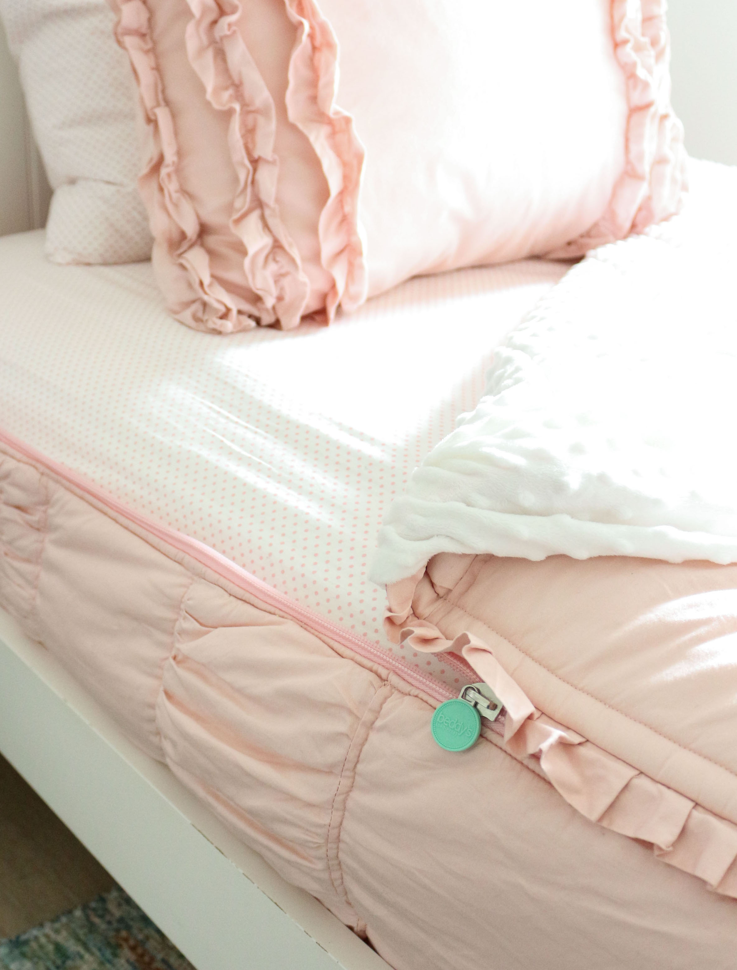 Girls blush bedding sale