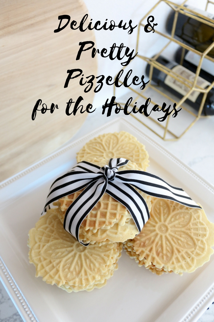 THE FRIDAY FOODIE Pretty Pizzelles - Celebrate Creativity