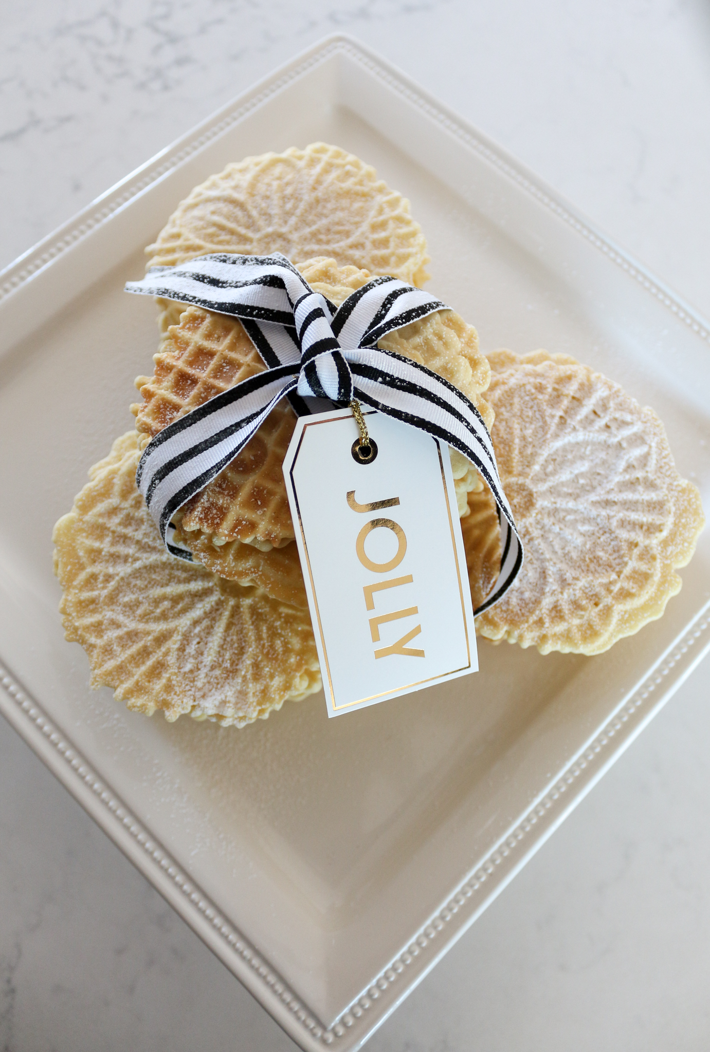 Favor Pack Pizzelles with Matching Candle and Coffee Gift Set