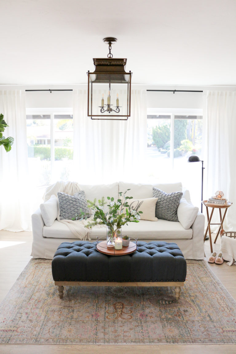 Cozy Hygge Modern Farmhouse Style Living Room