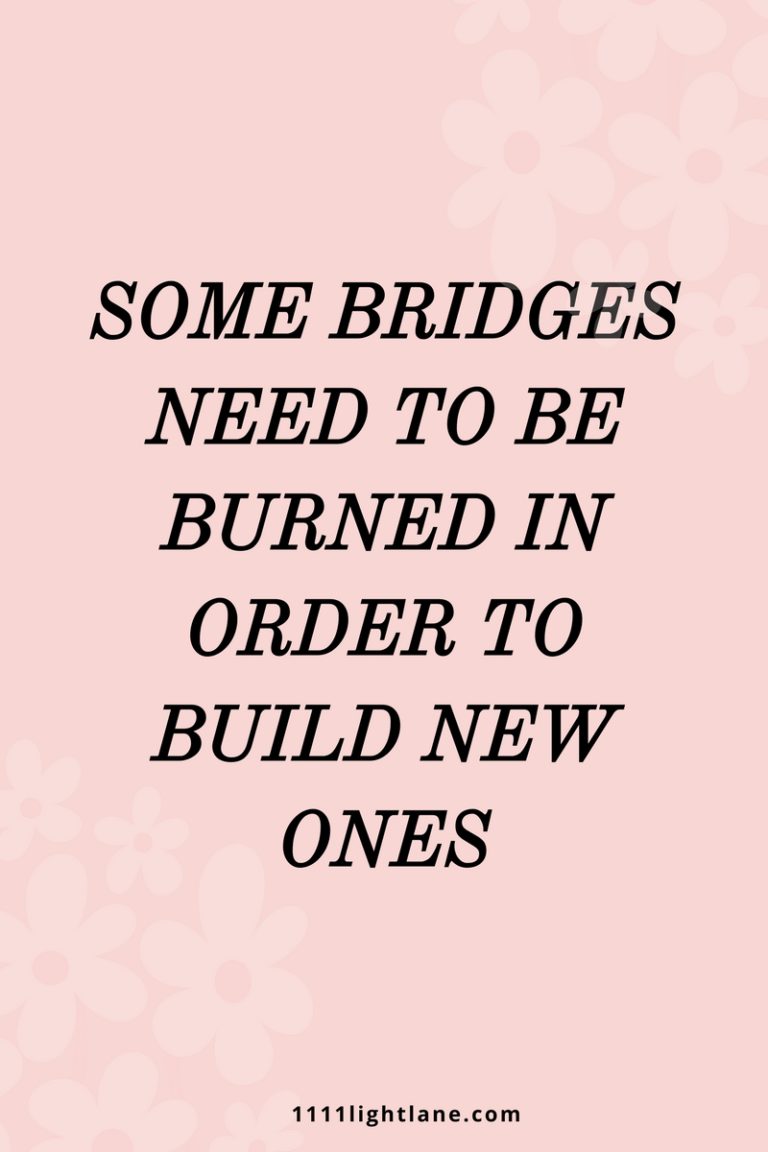 Motivation Monday: Some Bridges Need to be Burned