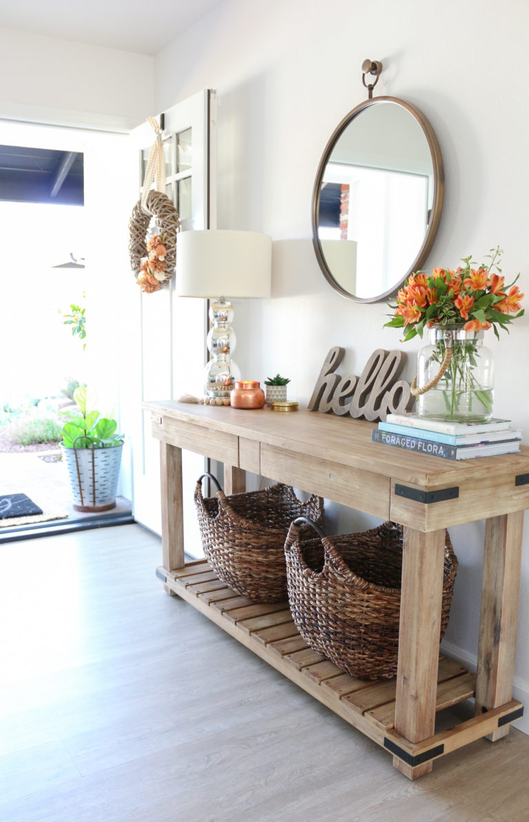 Fall Entryway Decor: Easy + Simple Ways to Welcome Fall into Your Home