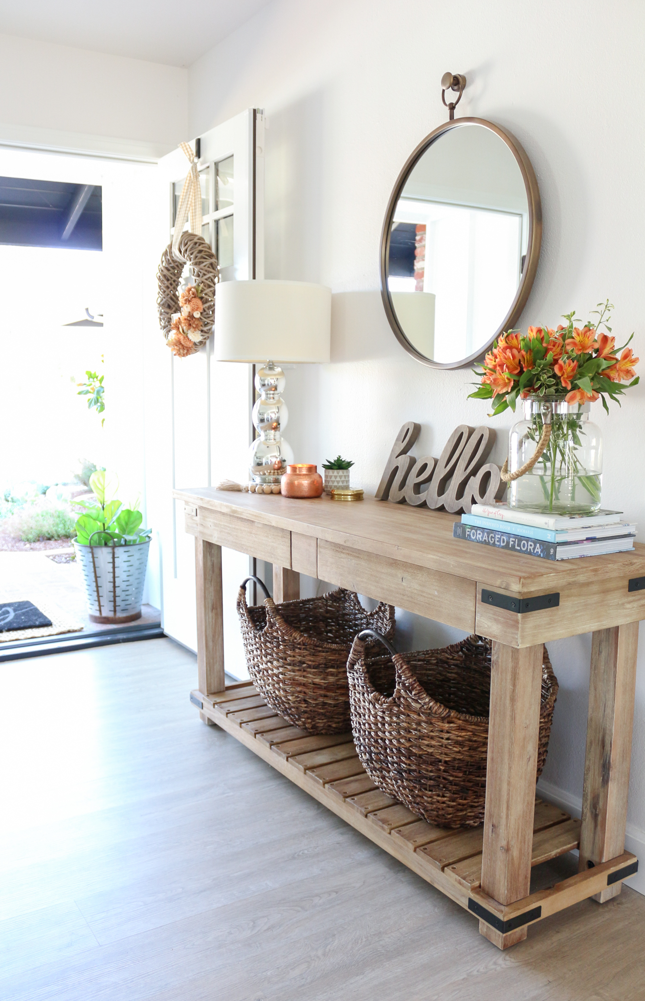 Fall Entryway Decor: Easy + Simple Ways to Welcome Fall into Your Home
