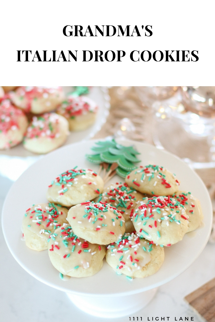 Grandma's Italian Drop Cookies + Christmas Cookie Swap - 1111