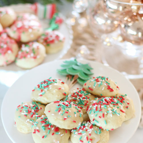 Grandma's Italian Drop Cookies + Christmas Cookie Swap - 1111 Light Lane