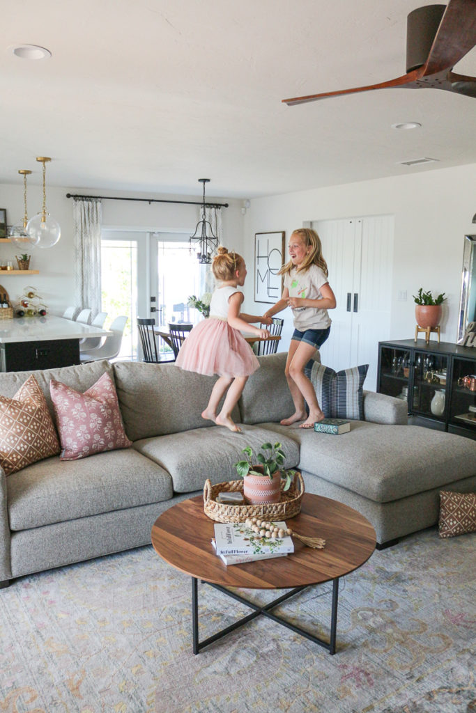 Family Room Refresh With Room Board Metro Sofa Review