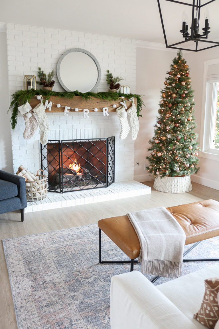 Modern Holiday Living Room Tour with Room & Board
