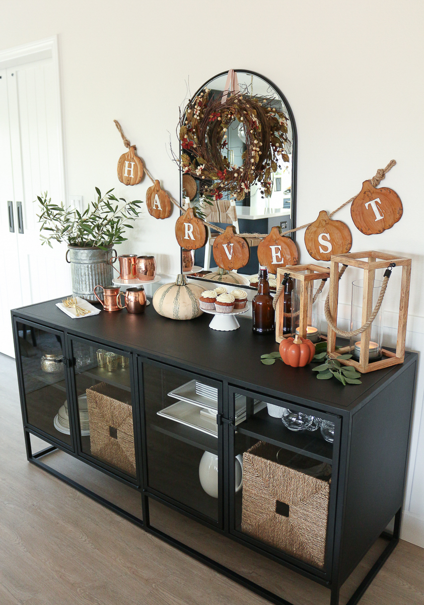 Fall Sideboard Styling: Simple Tips + Tricks - 1111 Light Lane