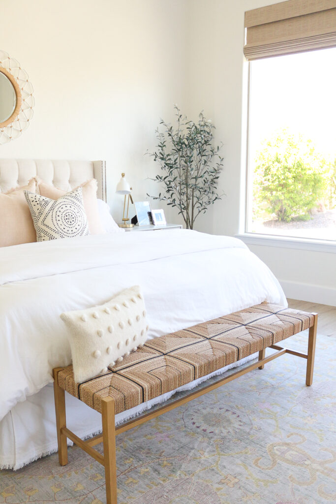 modern + classic decor Serena & Lily favorites master bedroom decor