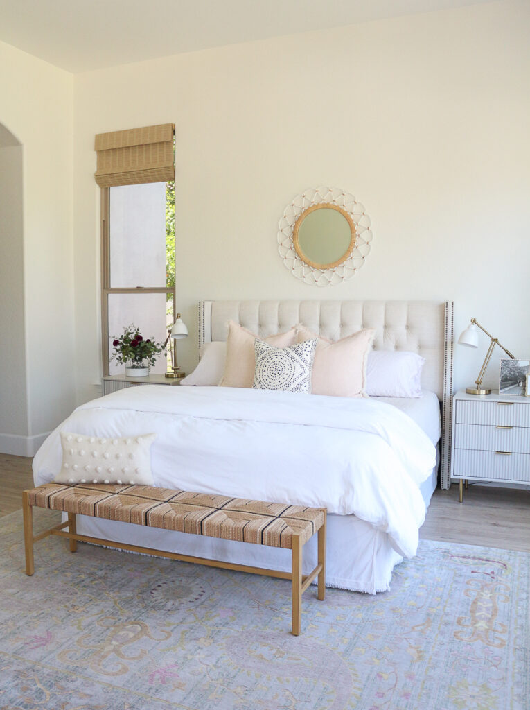 modern + classic decor Serena & Lily favorites master bedroom decor