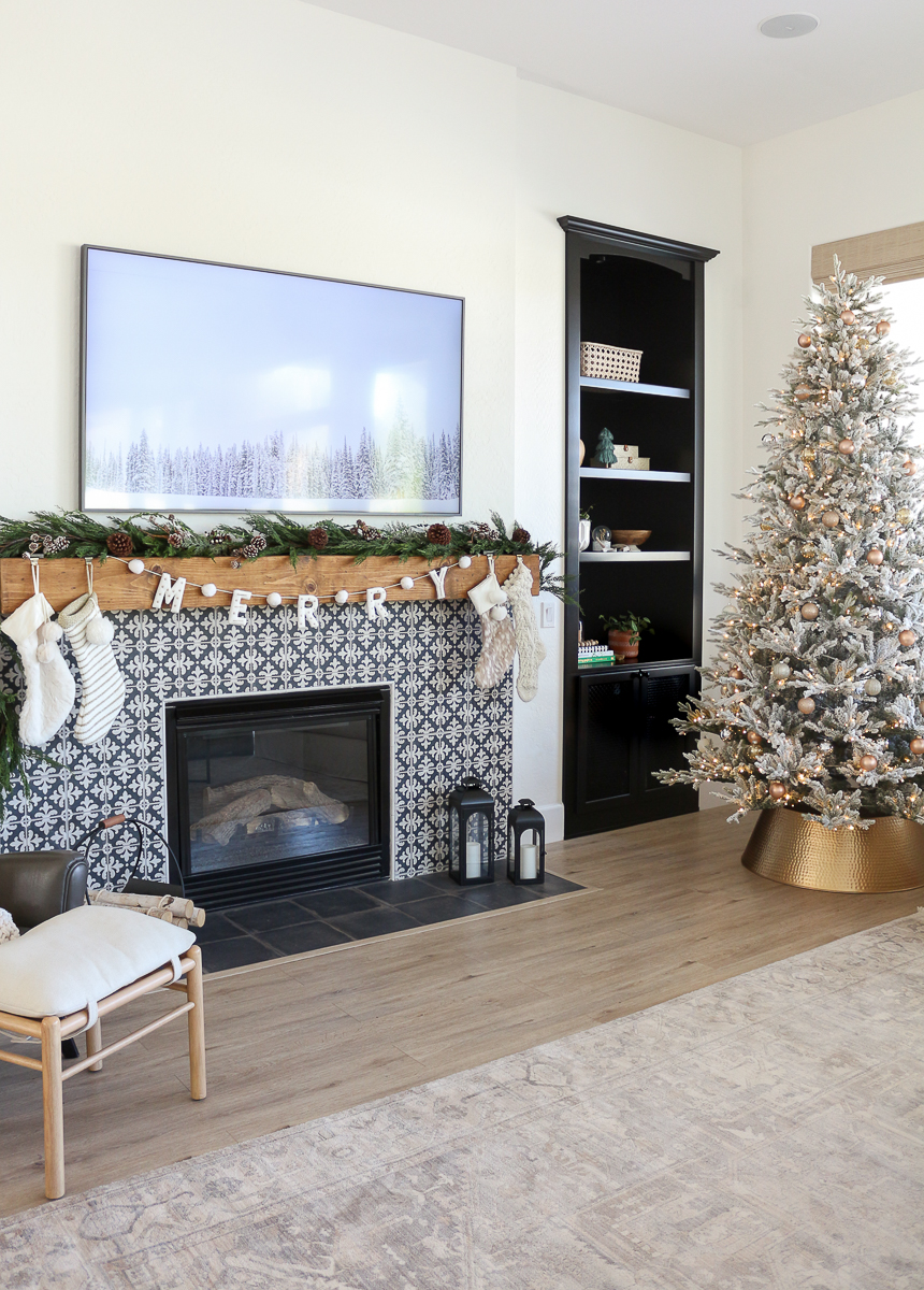 Cozy Christmas Living Room Decor, Home Design